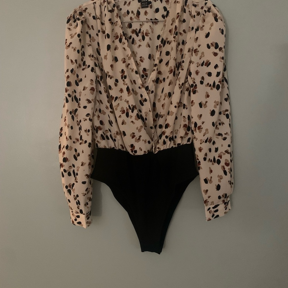 Blouse bodysuit long sleeve